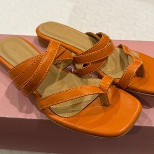 Orange slippers/sandals